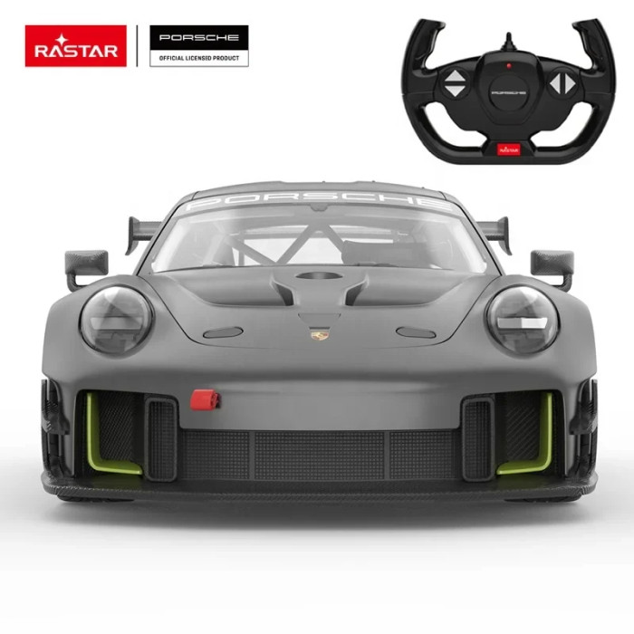 Іграшкова машинка RASTAR Porsche 911 GT2 RS Clubsport 25 USB Charging Сіра 1:14