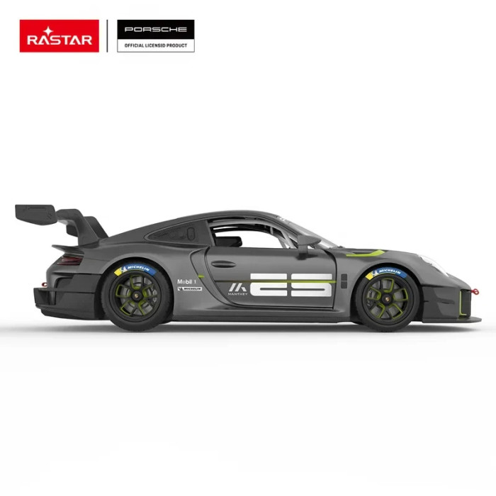 Іграшкова машинка RASTAR Porsche 911 GT2 RS Clubsport 25 USB Charging Сіра 1:14